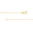 14K Yellow Gold .7 mm Cable Chain with Spring Ring - 16 in.