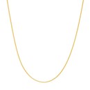 14K Yellow Gold .7 mm Cable Chain with Spring Ring - 18 in.
