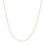 14K Yellow Gold .7 mm Cable Chain with Spring Ring - 18 in.