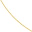 14K Yellow Gold .7 mm Cable Chain with Spring Ring - 18 in.