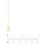 14K Yellow Gold .7 mm Cable Chain with Spring Ring - 18 in.