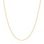 14K Yellow Gold .7mm Polished Cable Chain - 18 in.