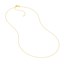 14K Yellow Gold .7mm Polished Cable Chain - 18 in.