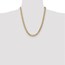 14K Yellow Gold 7mm Semi-Solid Curb Chain - 22 in.