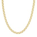 14K Yellow Gold 8 mm Rolo Chain w/ Pear Shape Clasp - 20 in.