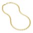 14K Yellow Gold 8 mm Rolo Chain w/ Pear Shape Clasp - 20 in.