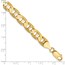 14K Yellow Gold 8mm Concave Anchor Chain - 8 in.