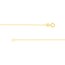 14K Yellow Gold .8mm D/C Cable Chain - 16 in.