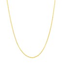 14K Yellow Gold .8mm D/C Cable Chain with Lobster Clasp - 18 in.