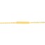 14K Yellow Gold .95mm Mix Fancy Chain - 10 in.