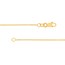 14K Yellow Gold .96mm Box Chain with Lobster Clasp - 16 in.