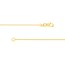14K Yellow Gold .9mm Cable Chain with Lobster Clasp - 16 in.