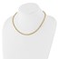 14K Yellow Gold and D/C Fancy Link Necklace - 18 in.