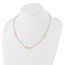 14K Yellow Gold and D/C Fancy Link Rope Necklace - 20.25 in.