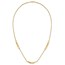 14K Yellow Gold and D/C Fancy Link Rope Necklace - 20.25 in.