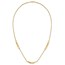14K Yellow Gold and D/C Fancy Link Rope Necklace - 20.25 in.