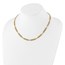 14K Yellow Gold and D/C Multi-Strand Beaded Necklace - 18.25 in.