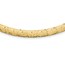 14K Yellow Gold and D/C Reversible Omega Necklace - 17.25 in.