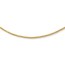 14K Yellow Gold and Diamond-cut Beaded 18in Necklace - 18 in.