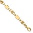 14K Yellow Gold and Diamond-cut Beaded Bracelet - 8.25 in.