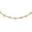 14K Yellow Gold and Diamond-cut Beaded Necklace - 18 in.
