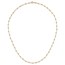 14K Yellow Gold and Diamond-cut Beaded Necklace - 18 in.