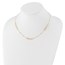 14K Yellow Gold and Diamond-cut Fancy Necklace - 18 in.