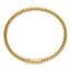 14K Yellow Gold and Diamond-cut Fancy Spiral Bangle