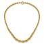 14K Yellow Gold and Graduated Fancy Necklace - 17.5 in.