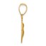 14K Yellow Gold and Satin St. Anthony Medal - 21.7 mm