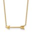 14K Yellow Gold Arrow 17in Necklace - 17 in.