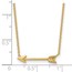 14K Yellow Gold Arrow 17in Necklace - 17 in.