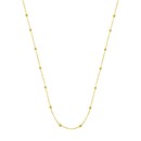 14K Yellow Gold Bead Ball Chain Necklace - 20 in.