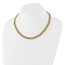 14K Yellow Gold Braided Rope Chain Necklace - 18.5 in.