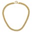 14K Yellow Gold Braided Rope Chain Necklace - 18.5 in.