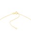 14K Yellow Gold Butterfly Rope Necklace - 16"-18"