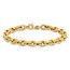 14K Yellow Gold Cable Link Bracelet - 7.5 in.