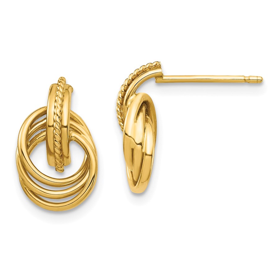Circle post earrings Clearance