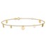 14K Yellow Gold Circles 9in Plus Anklet - 10 in.