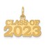 14K Yellow Gold CLASS OF 2023 Charm - 15.6 mm