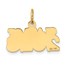 14K Yellow Gold CLASS OF 2023 Charm - 15.6 mm