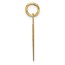 14K Yellow Gold CLASS OF 2023 Cut Out Heart Charm - 23.6 mm