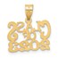14K Yellow Gold CLASS OF 2023 Graduation Charm - 18.5 mm