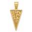 14K Yellow Gold Class Of 2024 Flag / Graduation Charm - 23.6 mm