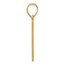 14K Yellow Gold Class Of 2024 Flag / Graduation Charm - 23.6 mm