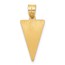 14K Yellow Gold Class Of 2024 Flag / Graduation Charm - 23.6 mm