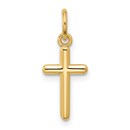 14K Yellow Gold Cross Pendant - 19.8 mm