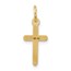 14K Yellow Gold Cross Pendant - 19.8 mm