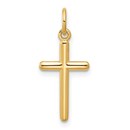 14K Yellow Gold Cross Pendant - 23.1 mm