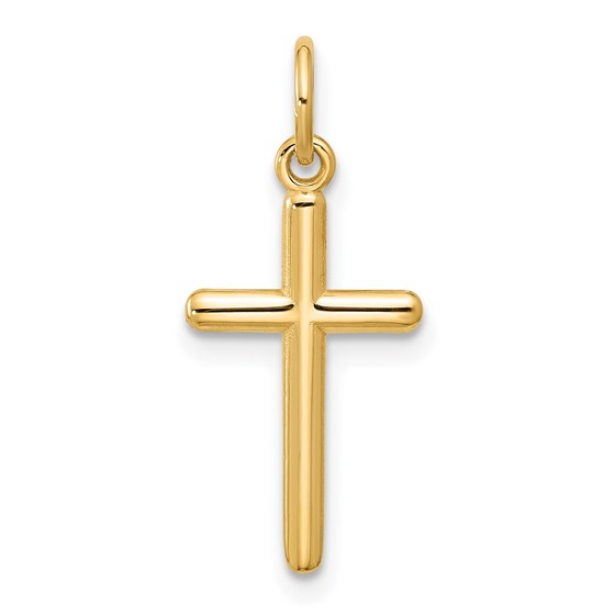 14K Yellow Gold Cross Pendant - 23.1 mm 14K Yellow Gold Cross Pendant - 23.1 mm